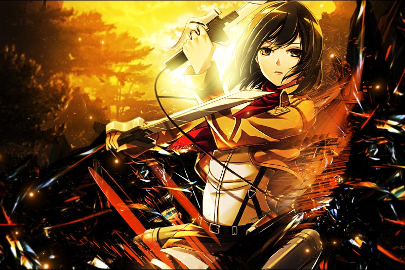 ảnh Mikasa ngầu 22