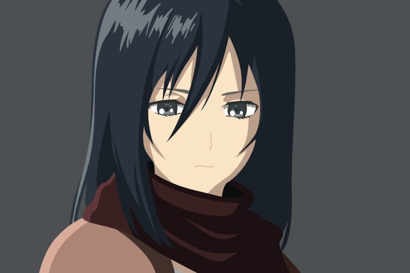 ảnh Mikasa ngầu 8