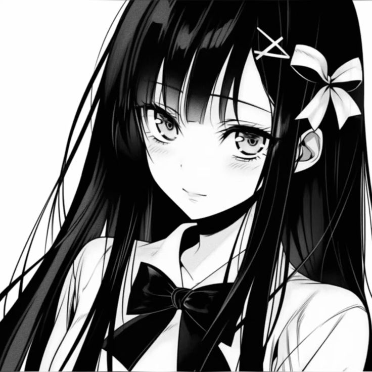 Ảnh Anime Đen Trắng 6