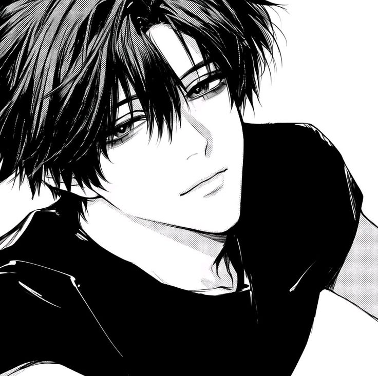 Ảnh Anime Đen Trắng 23