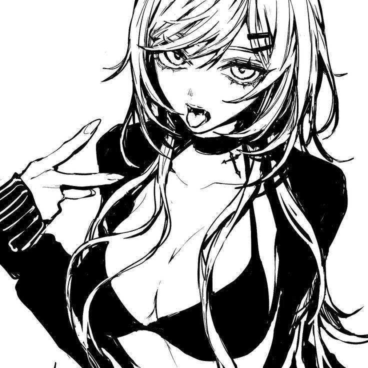 Ảnh Anime Đen Trắng 2