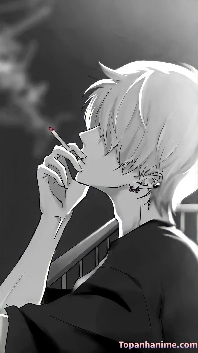 ảnh anime hút thuốc 20