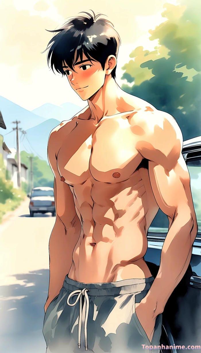 Ảnh anime nam 6 múi 2