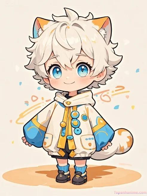 ảnh anime nam chibi 20