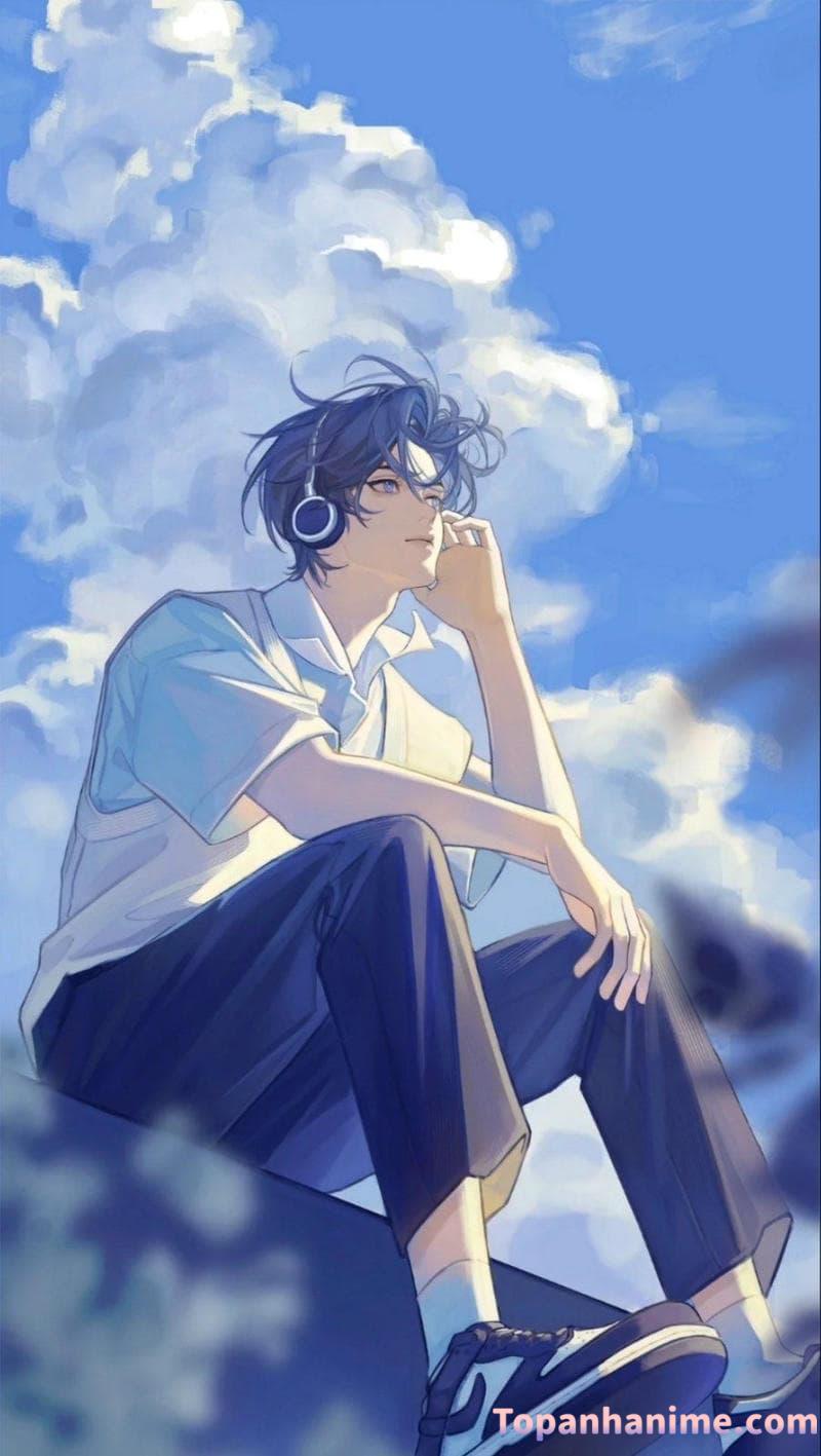 ảnh anime nam học sinh 2