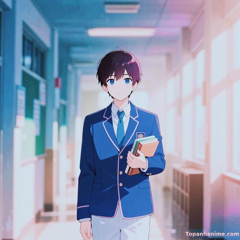 ảnh anime nam học sinh 10