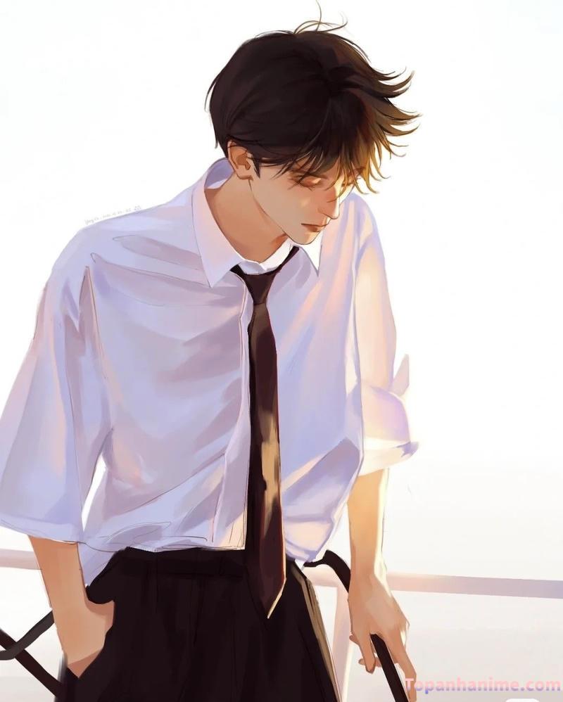 ảnh anime nam học sinh 13