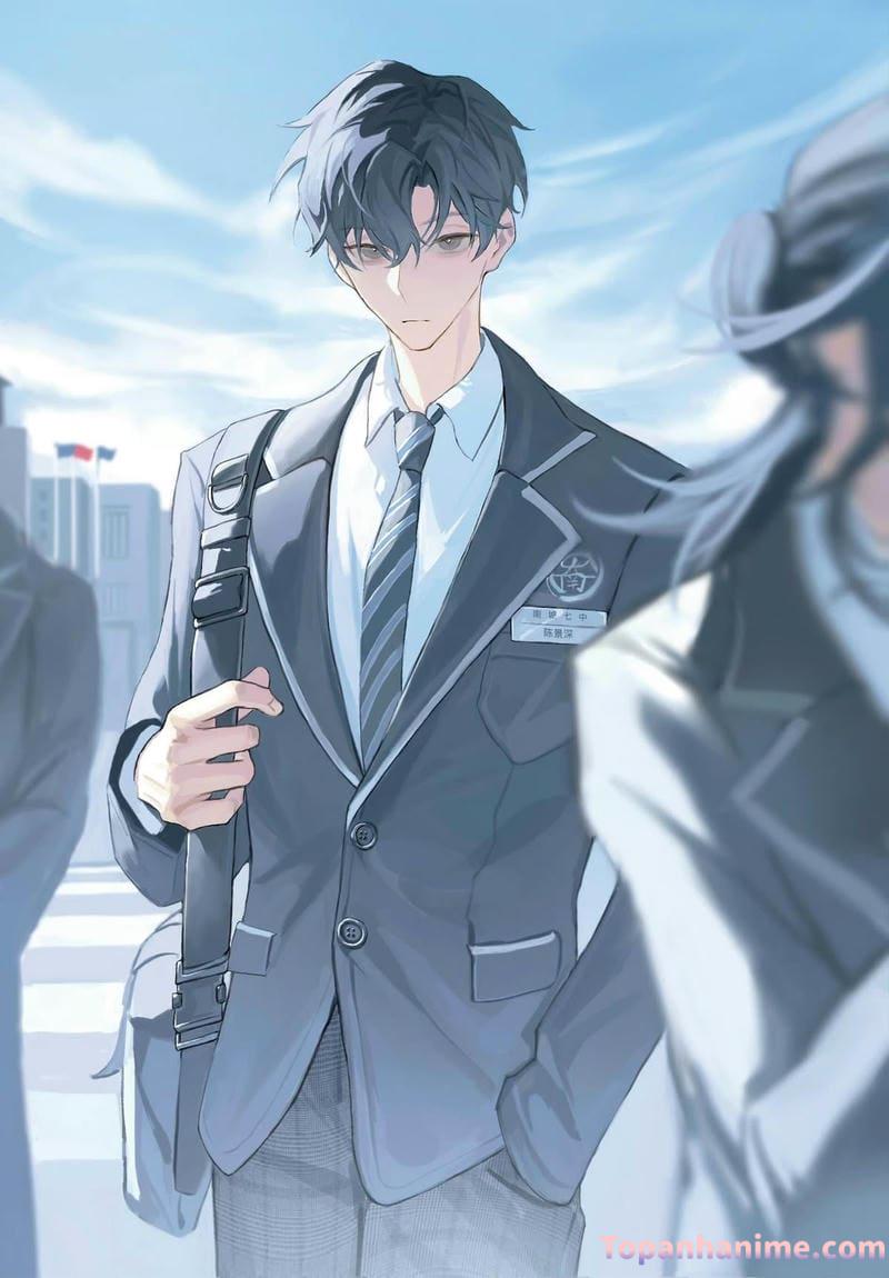 ảnh anime nam học sinh 15