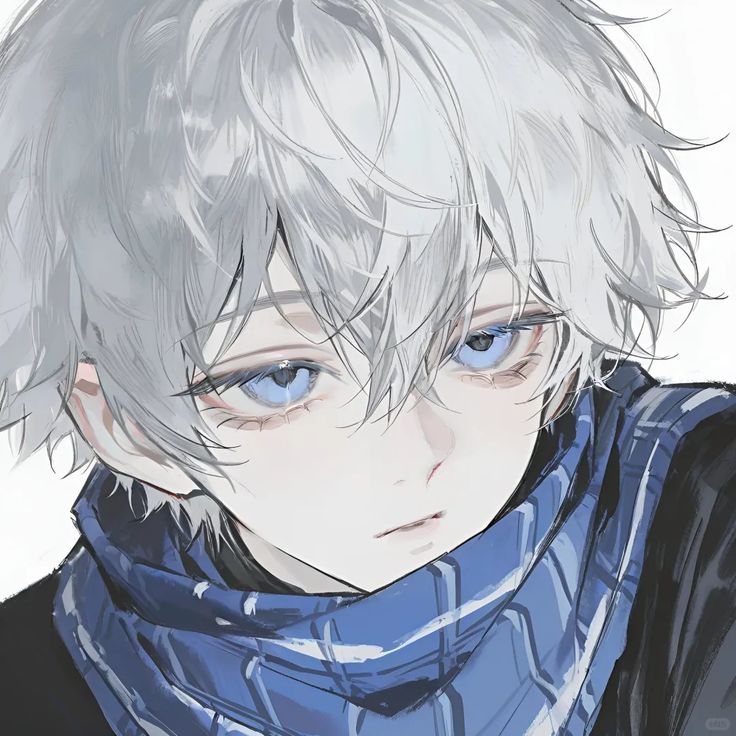 Ảnh Anime Nam Tóc Trắng 16