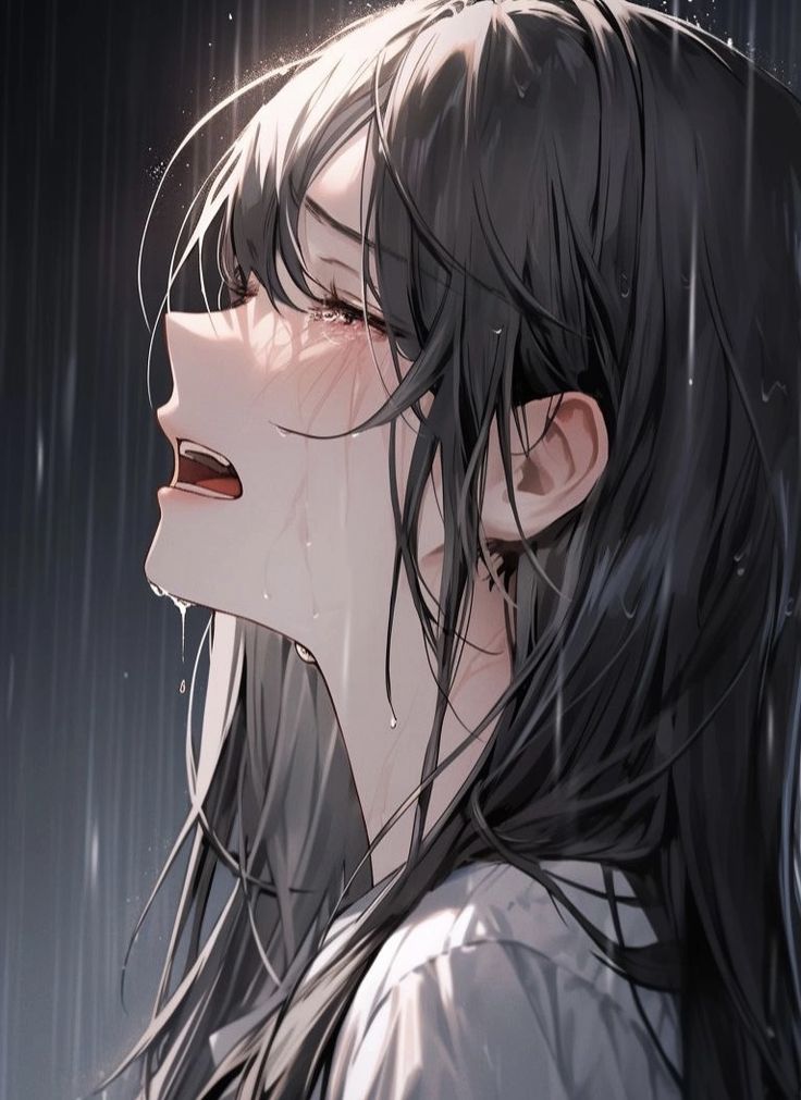 Ảnh Anime Nữ Buồn 9