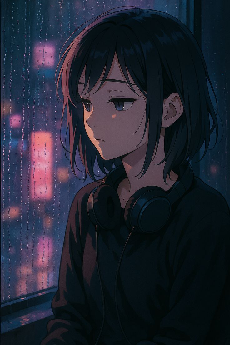 Ảnh Anime Nữ Buồn 8