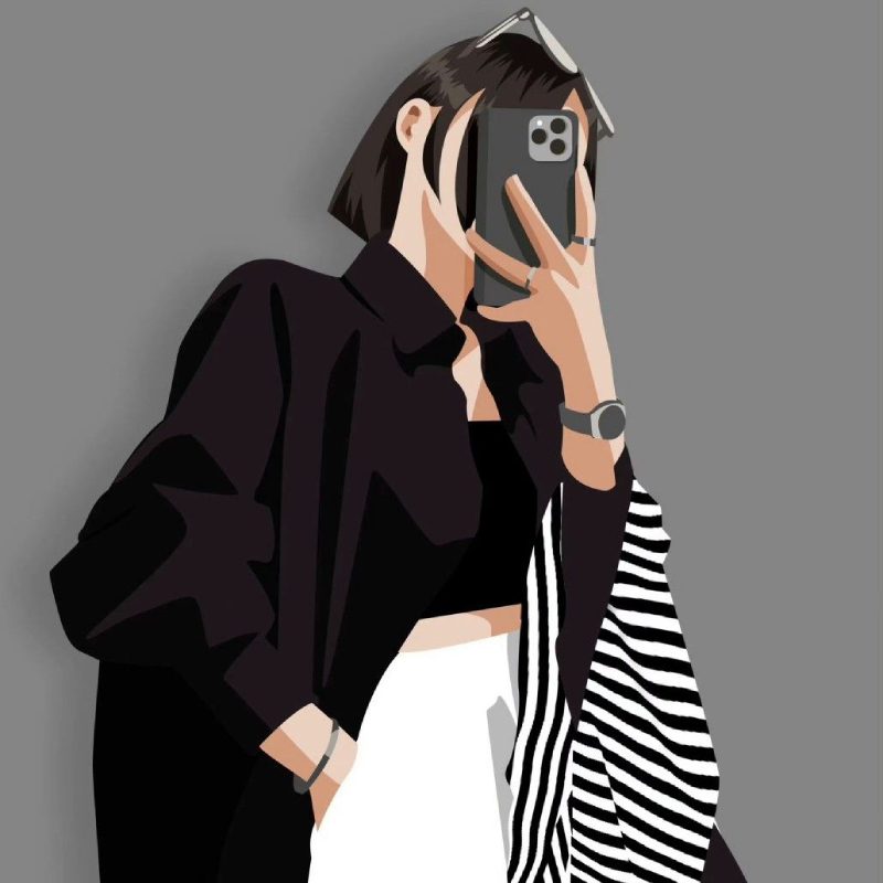 ảnh anime nữ che mặt 30