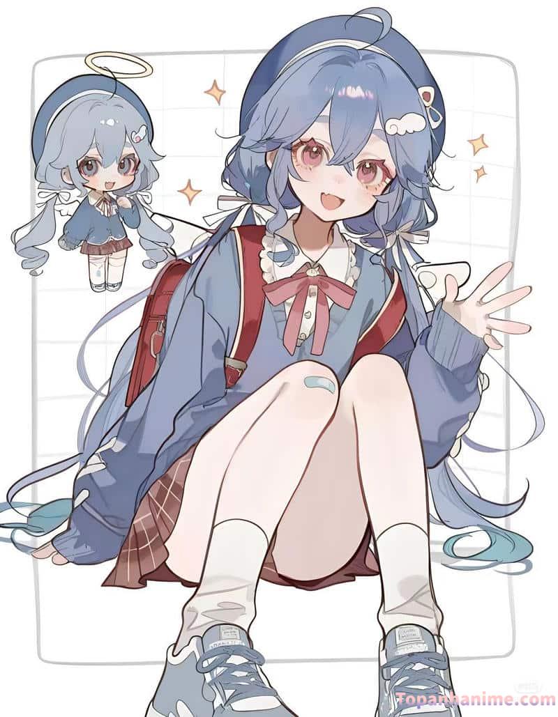 ảnh anime nữ chibi 25