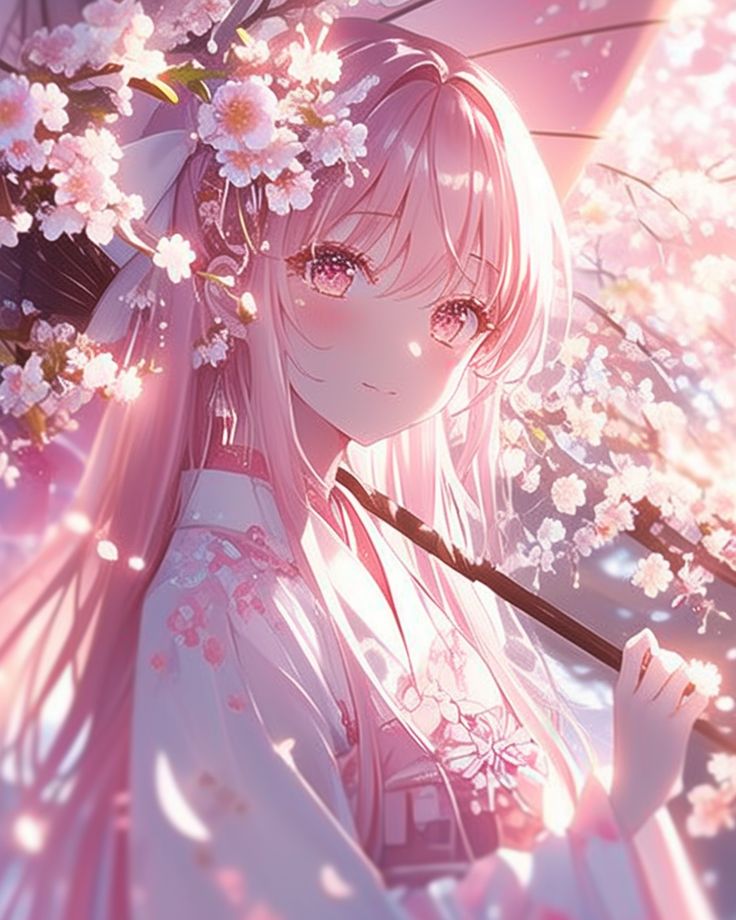 Ảnh Anime Nữ Tóc Hồng 18