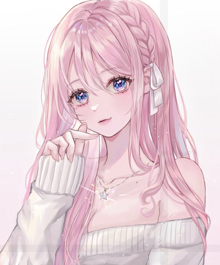 Ảnh Anime Nữ Tóc Hồng 9