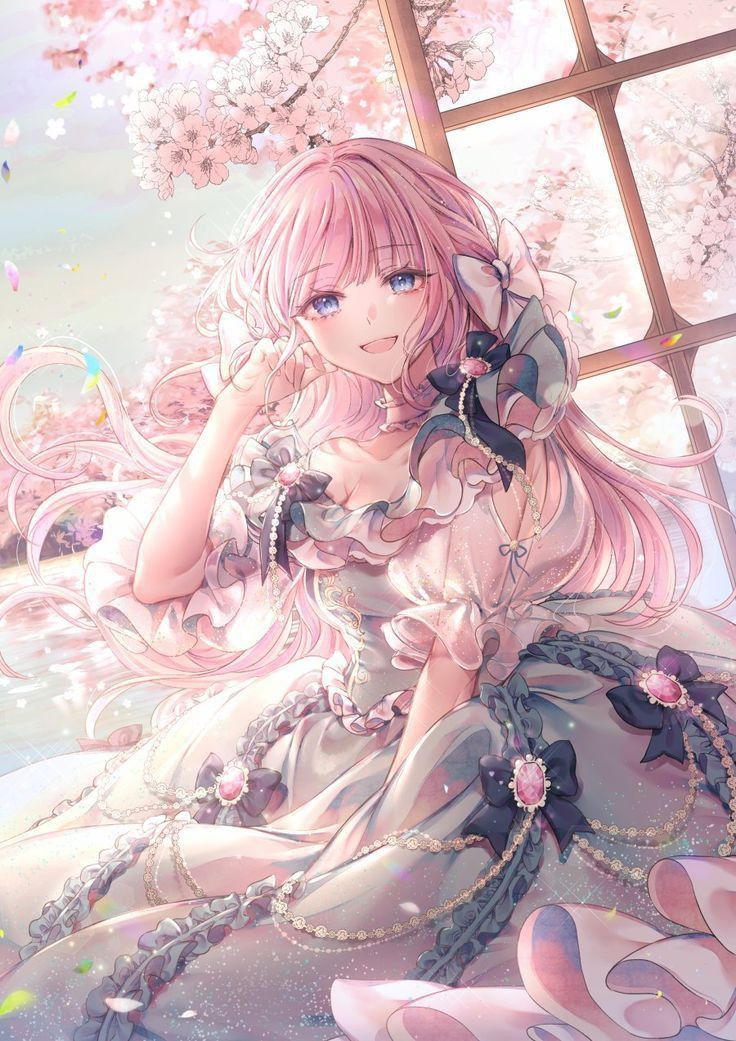 Ảnh Anime Nữ Tóc Hồng 5