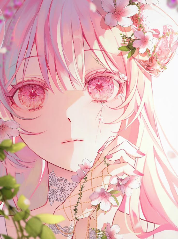 Ảnh Anime Nữ Tóc Hồng 3