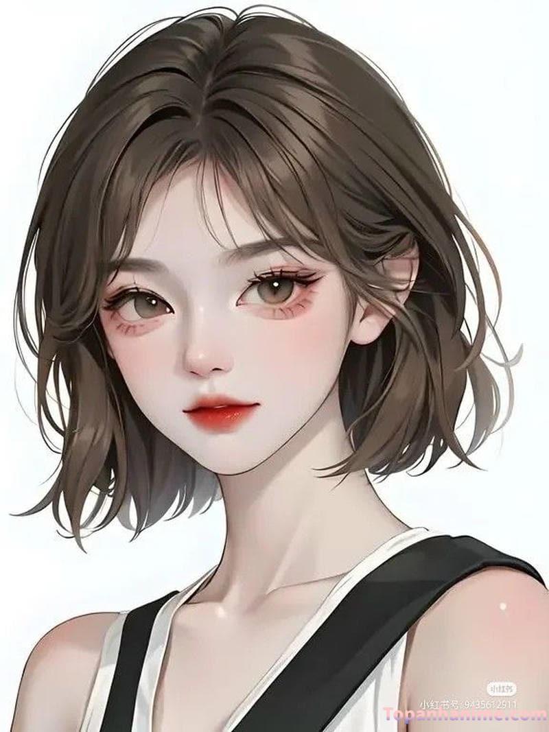 ảnh anime nữ tóc ngắn 3