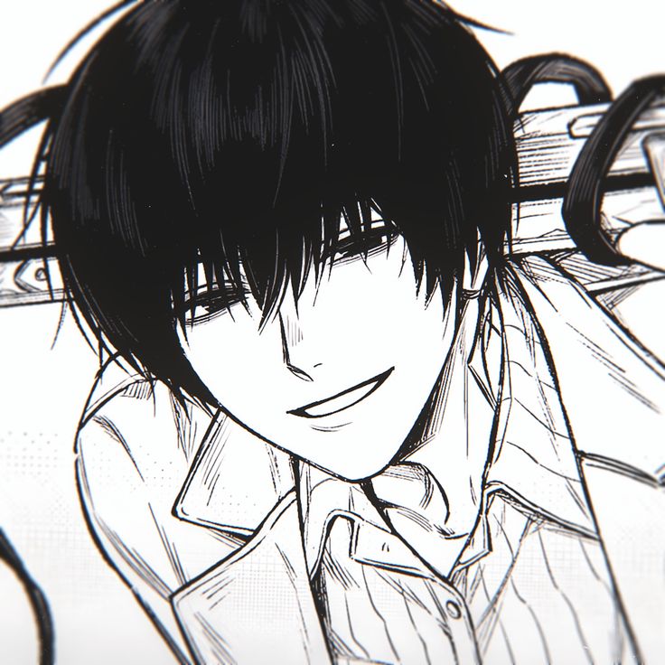 hình Anime Trắng Đen 11