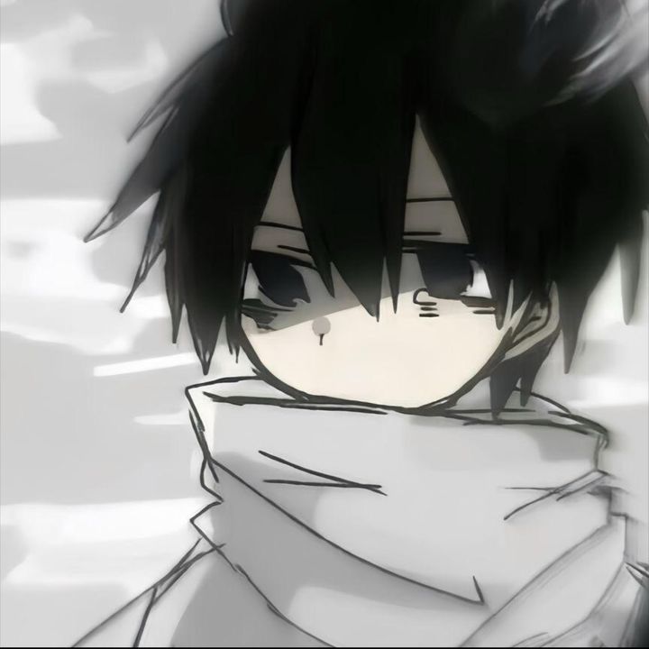 hình Anime Trắng Đen 2