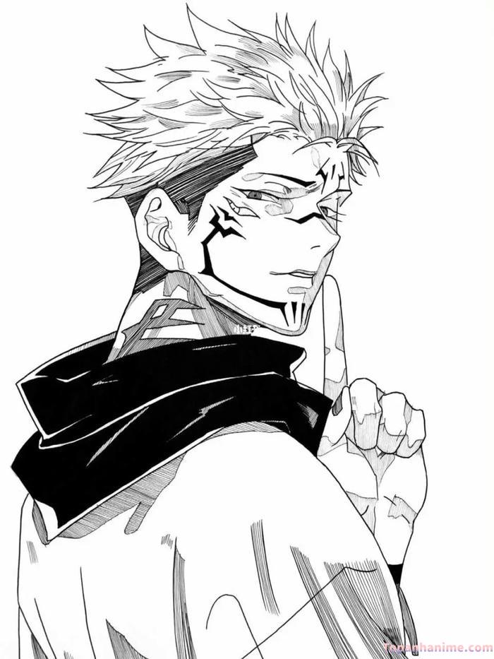 ảnh anime trắng đen 3