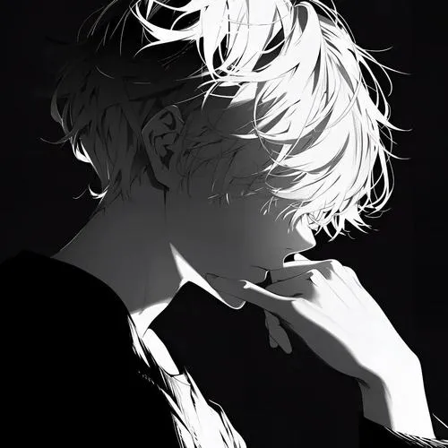 Avatar Nam Đen Trắng 10