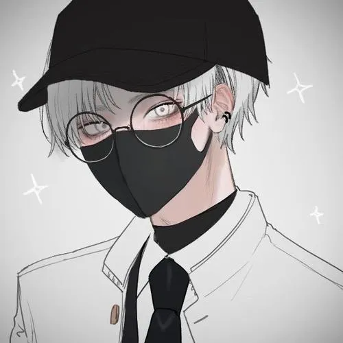 Avatar Nam Đen Trắng 22