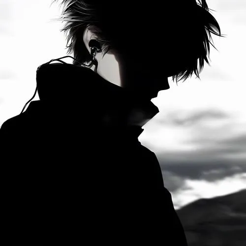 Avatar Nam Đen Trắng 41