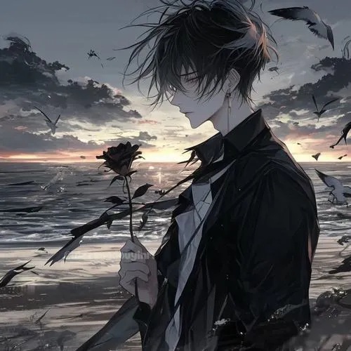 Avatar Nam Đen Trắng 49