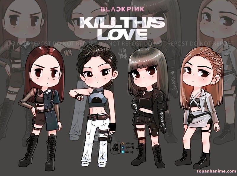 ảnh Blackpink chibi 4