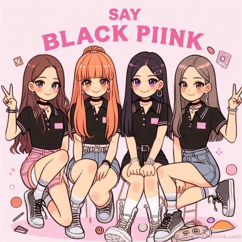 ảnh Blackpink chibi 11