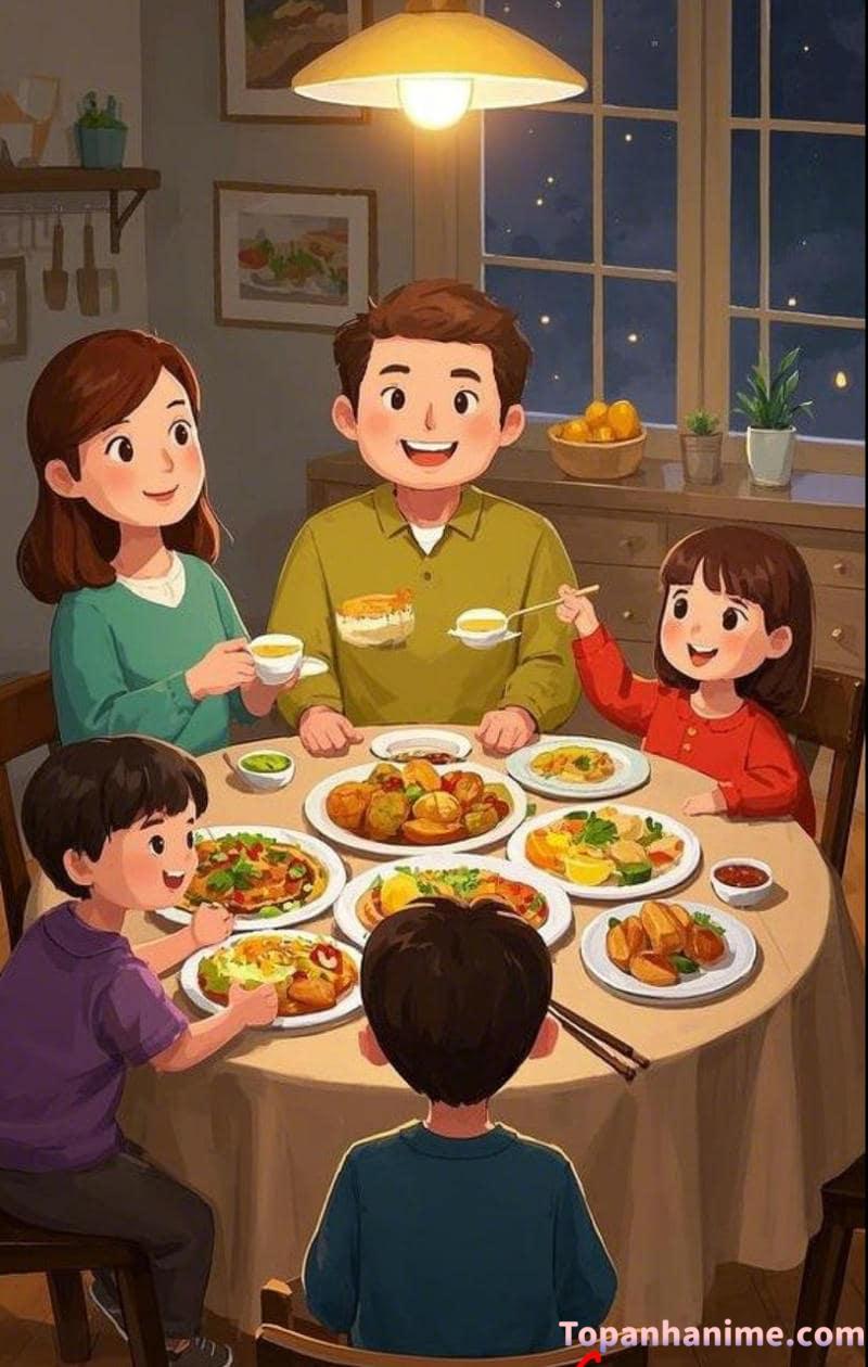 ảnh gia đình anime 12