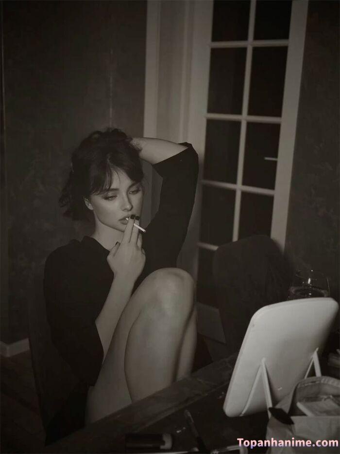 ảnh con gái hút thuốc 12