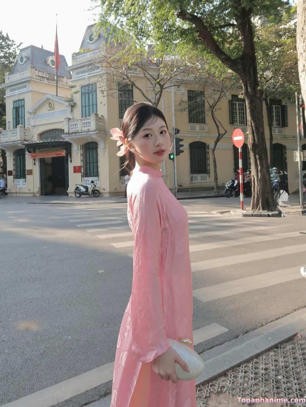 ảnh gái mặc áo dài 22