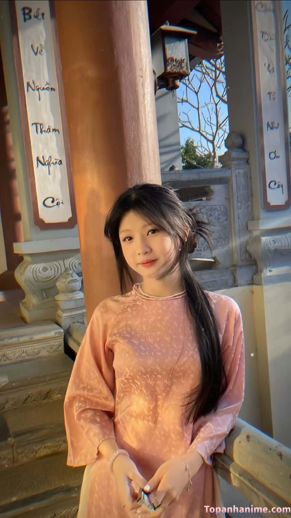 ảnh gái mặc áo dài 24