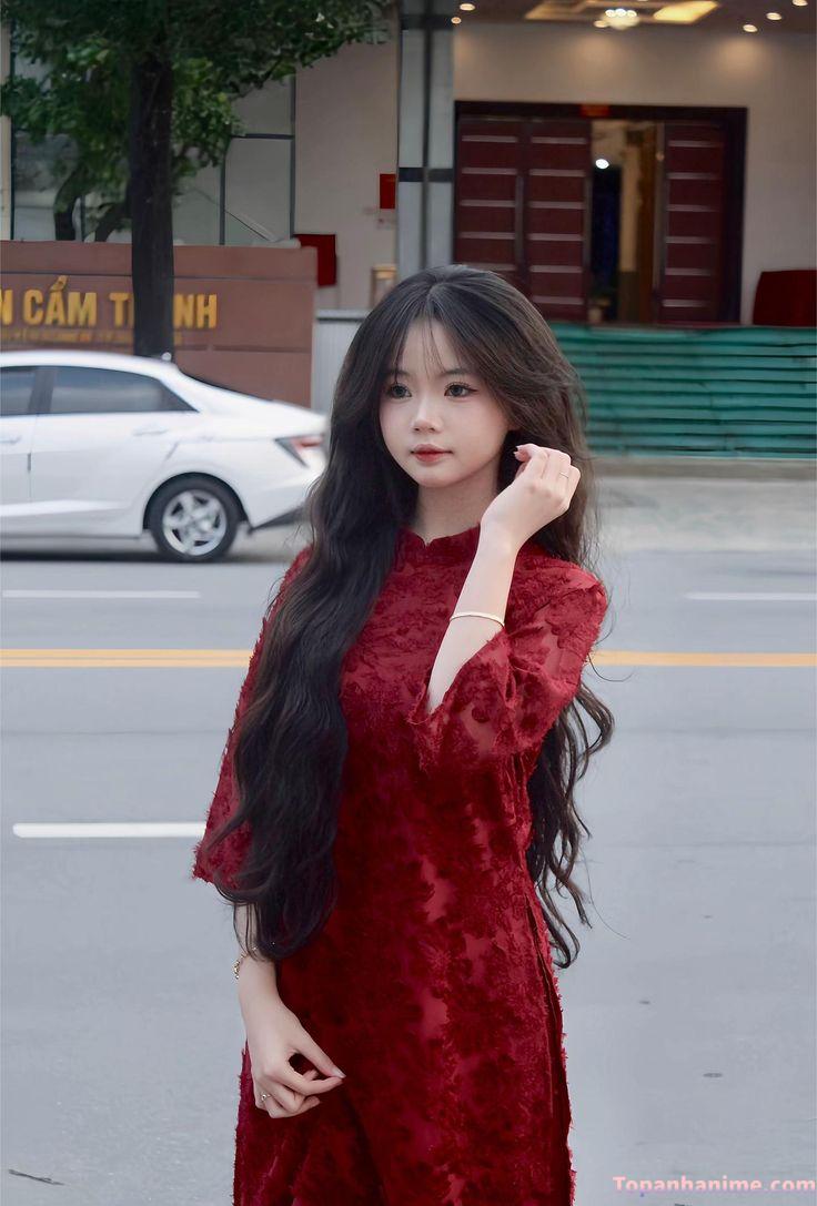 ảnh gái mặc áo dài 28