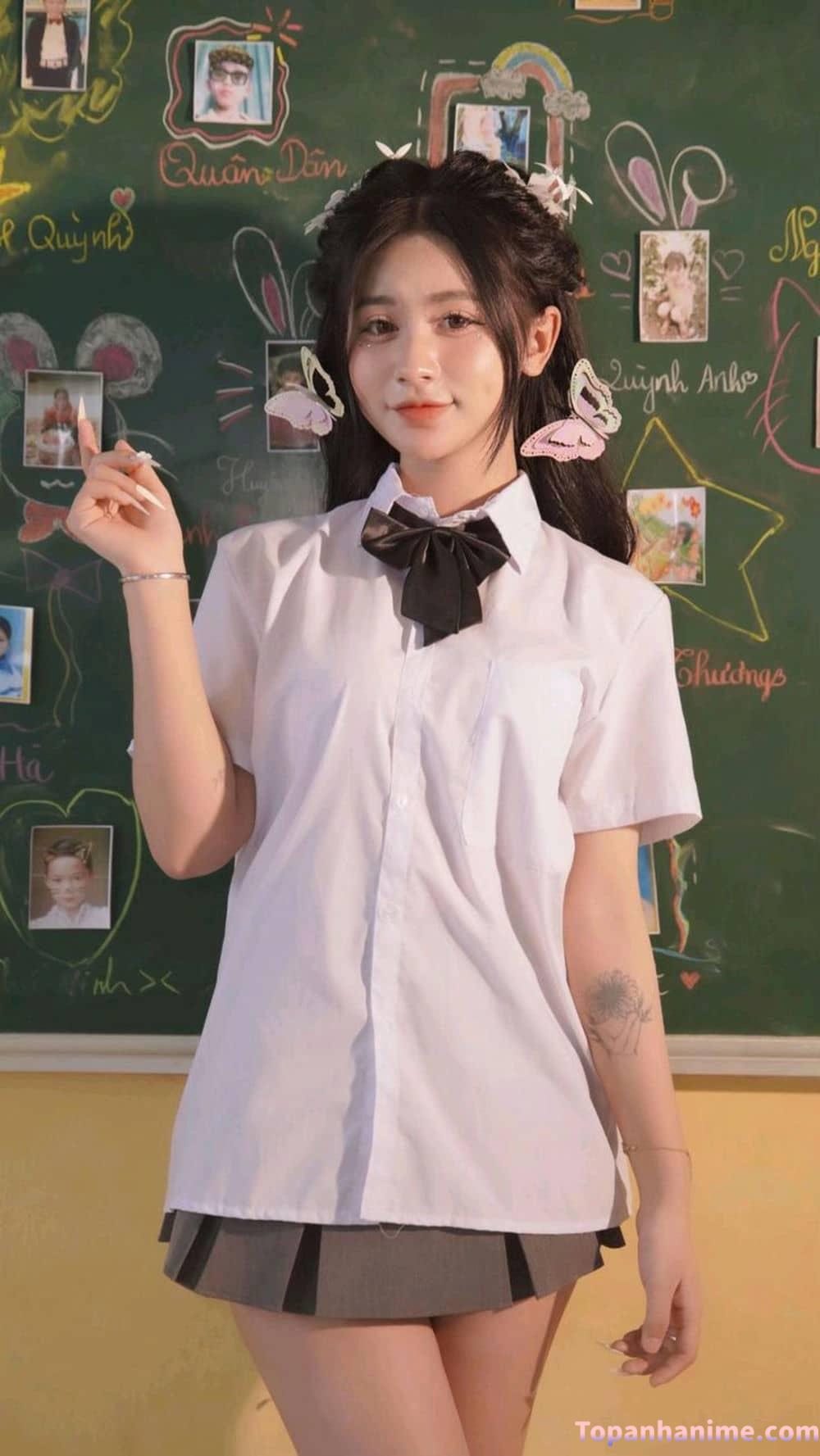 ảnh gái cấp 3 15