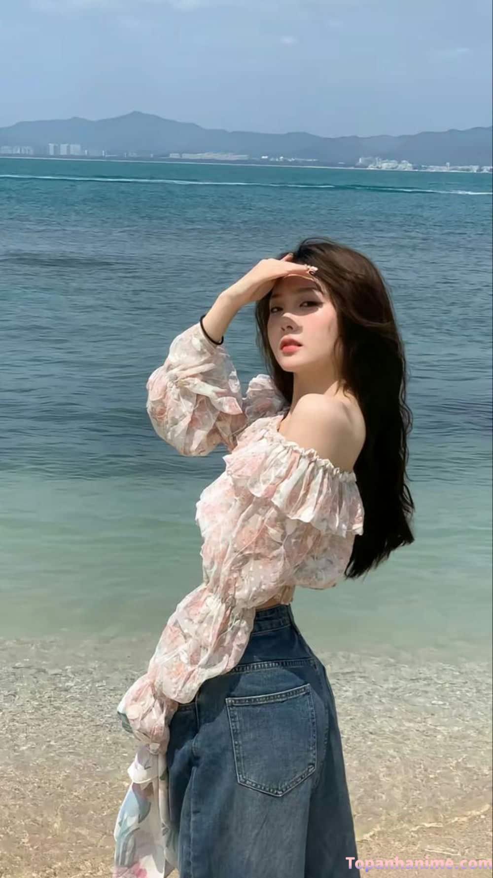 ảnh gái đi biển 9