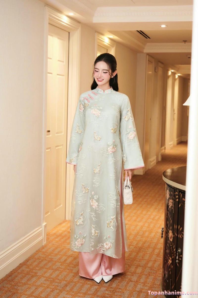 ảnh gái mặc áo dài 35