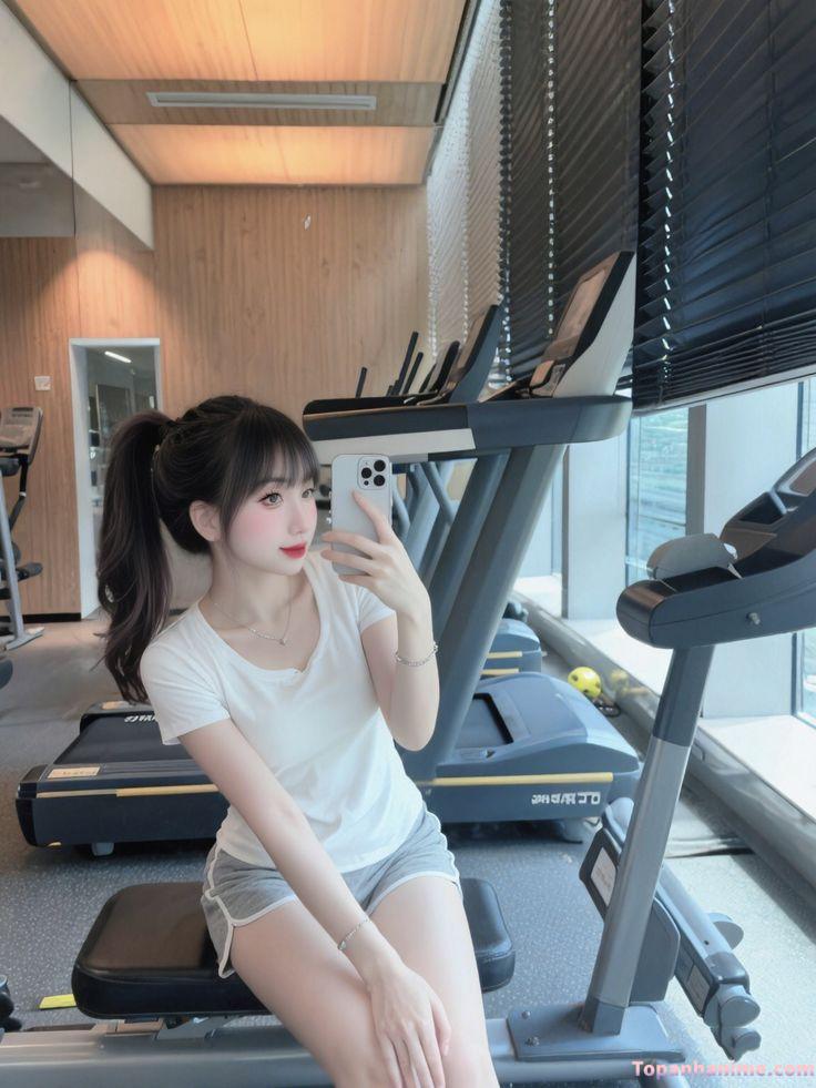 ảnh gái tập gym 11