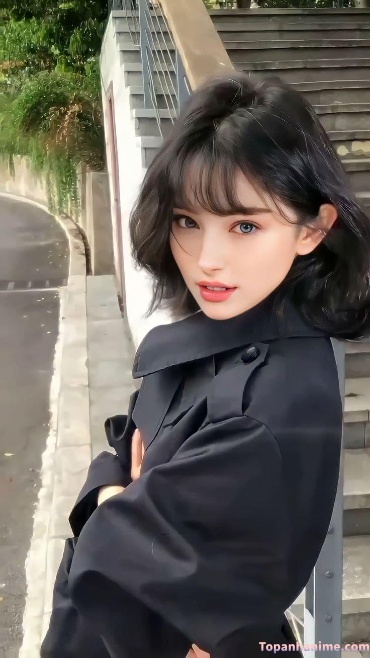 Ảnh gái xinh tóc ngang vai 2k3 23