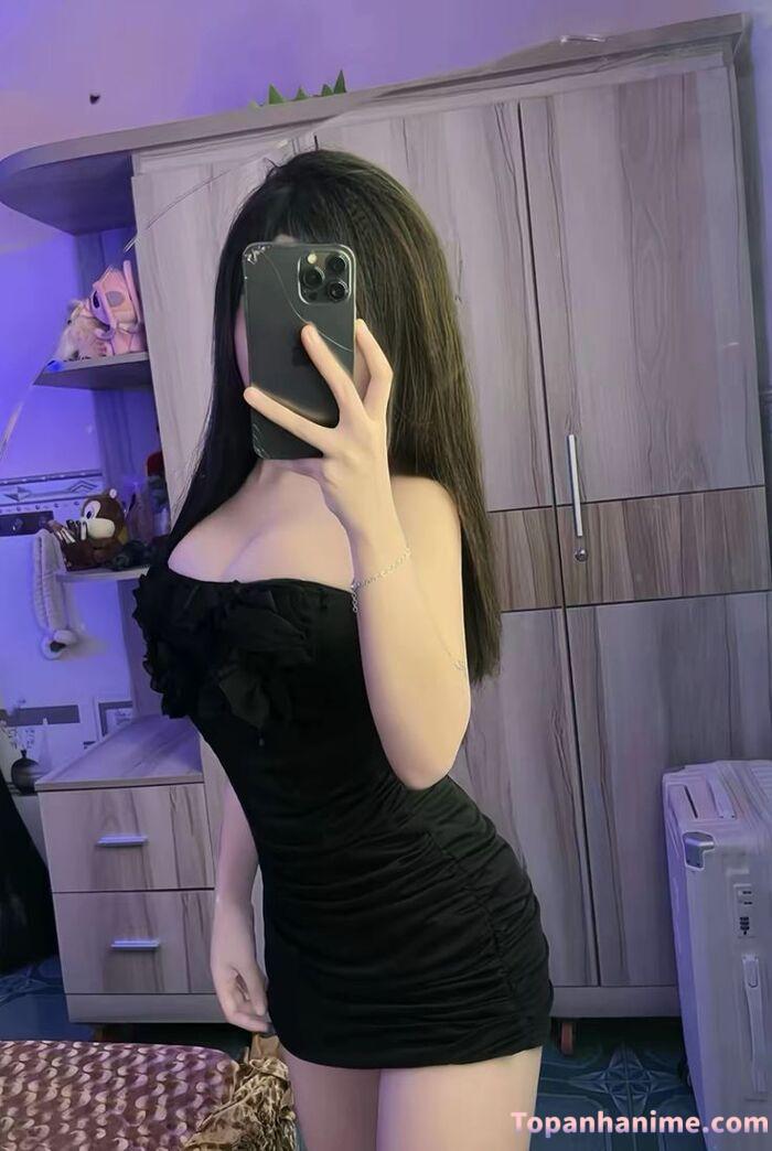 Ảnh gái xinh che mặt bằng điện thoại 42