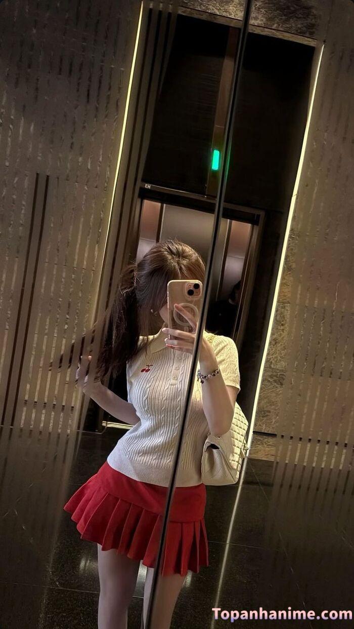 Ảnh gái xinh che mặt bằng điện thoại 57