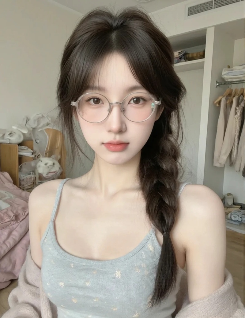 Gái Xinh Đeo Kính 8