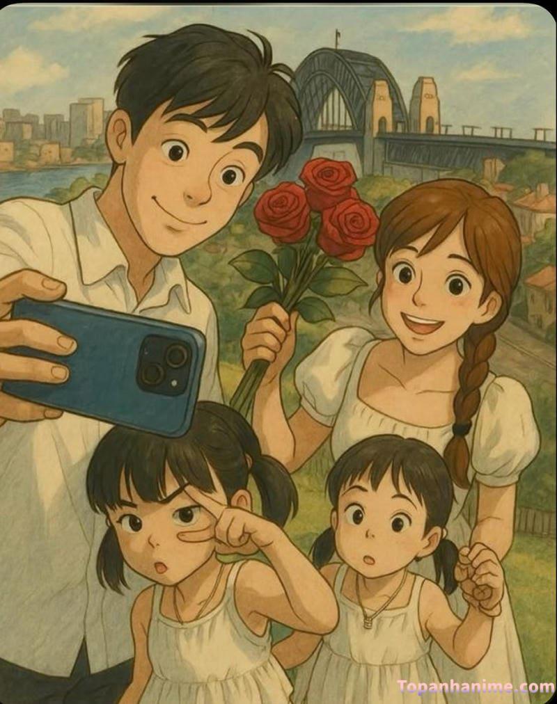 ảnh gia đình anime 15