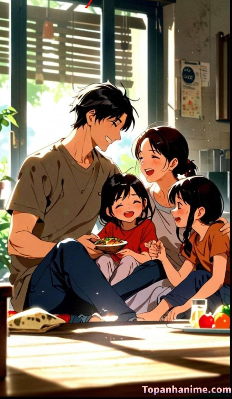 ảnh gia đình anime 17