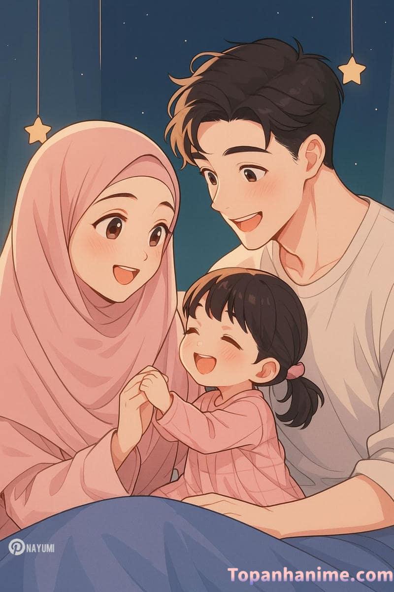 ảnh gia đình chibi 12