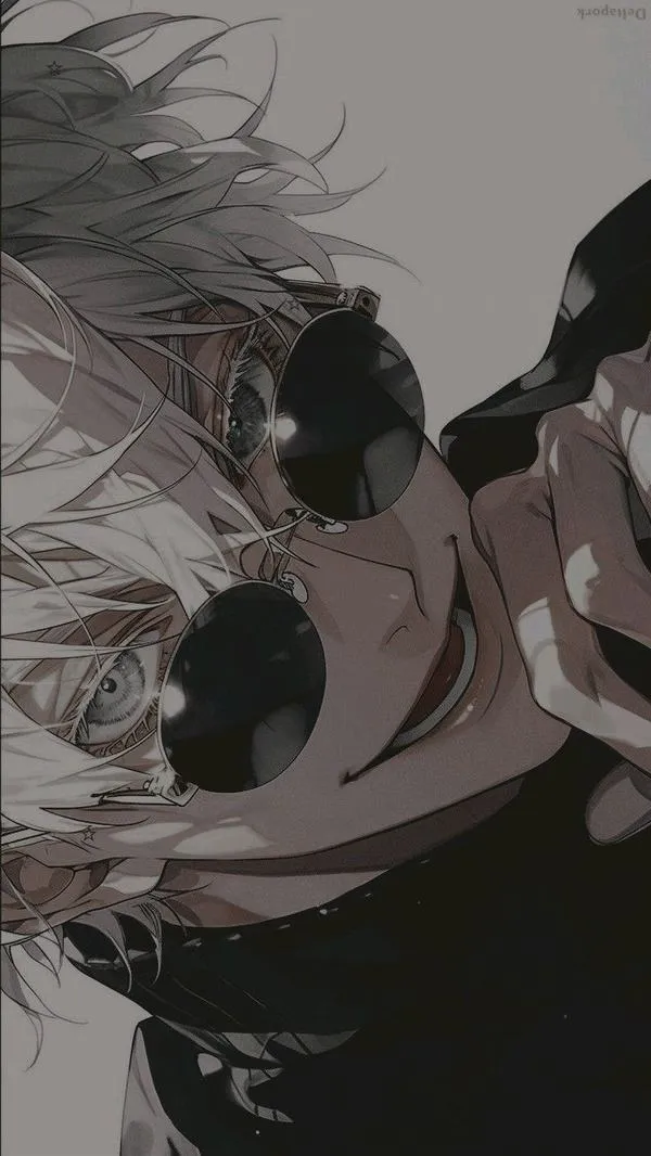 Hình Ảnh Gojo Manga Trắng Đen 43