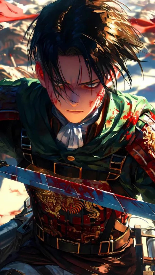 Ảnh Hình Nền Levi Ackerman ngầu 32