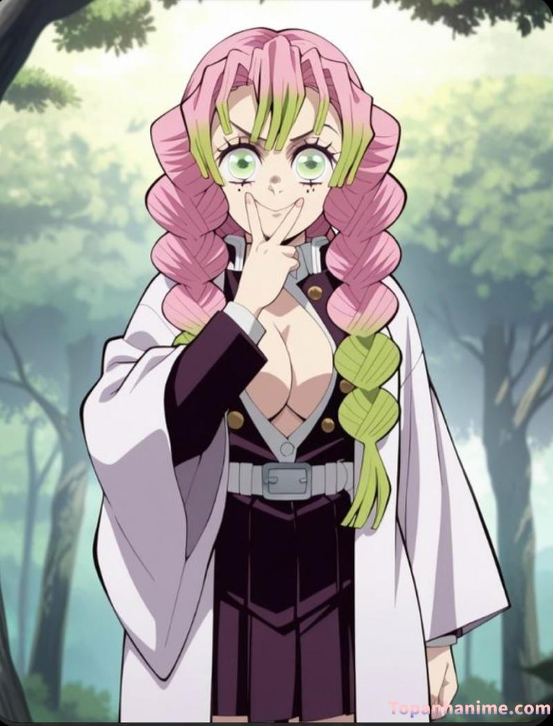 ảnh Mitsuri anime xinh đẹp 7